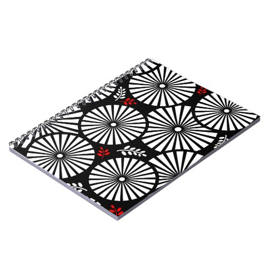 Carnet de fleurs blanches rétro (Côté gauche)