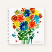 Carnet de fleurs d'aquarelle Sketchbook (Devant)