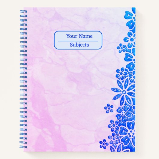 Carnet de fleurs de bordure (Devant)