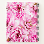 Carnet de fleurs de chrysanthème rose (Dos)