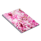Carnet de fleurs de chrysanthème rose (Côté Droit)
