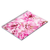 Carnet de fleurs de chrysanthème rose (Côté gauche)
