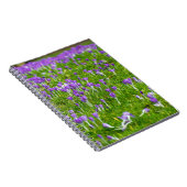 Carnet de fleurs de crocus violets (Côté Droit)