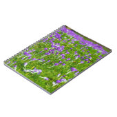 Carnet de fleurs de crocus violets (Côté gauche)