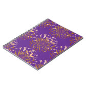carnet de fleurs de dahlia (Côté gauche)