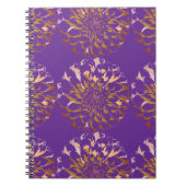 carnet de fleurs de dahlia (Devant)