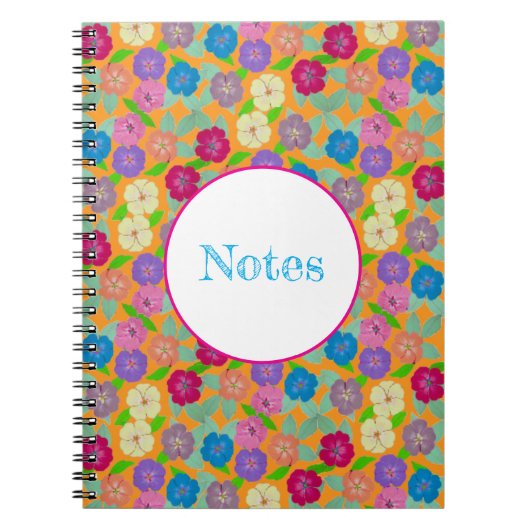 Carnet de fleurs de géranium (Devant)