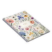 Carnet de fleurs de jardin à l'aquarelle (Côté Droit)