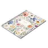 Carnet de fleurs de jardin à l'aquarelle (Côté gauche)