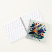 Carnet de fleurs de papier coupé coloré (Intérieur)
