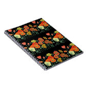 Carnet de fleurs de pavot orange (Côté Droit)