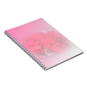 carnet de fleurs de rose rouge (Côté Droit)