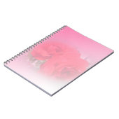 carnet de fleurs de rose rouge (Côté gauche)