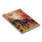 Carnet de fleurs d'Imaginaire de Cheval Noir (Côté Droit)