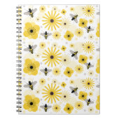 Carnet de fleurs et de pois d'abeilles (Devant)