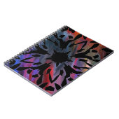 Carnet de fleurs graphiques (Côté gauche)