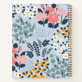Carnet de fleurs modernes minimes (Dos)