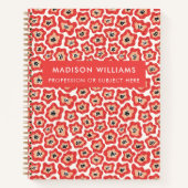 Carnet de fleurs modernes minimes (Devant)