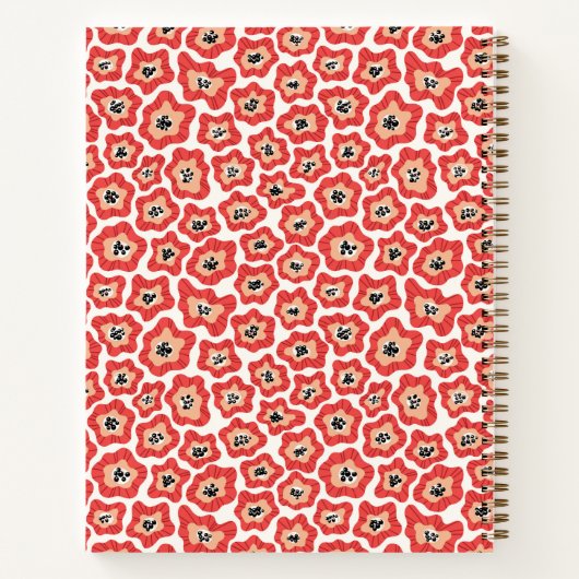 Carnet de fleurs modernes minimes (Dos)