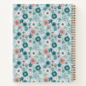Carnet de fleurs modernes minimes (Dos)