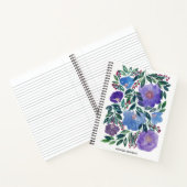Carnet de fleurs peintes à la main (Intérieur)