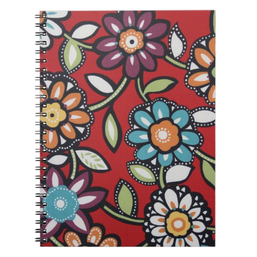 carnet de fleurs peintes à la main (Devant)