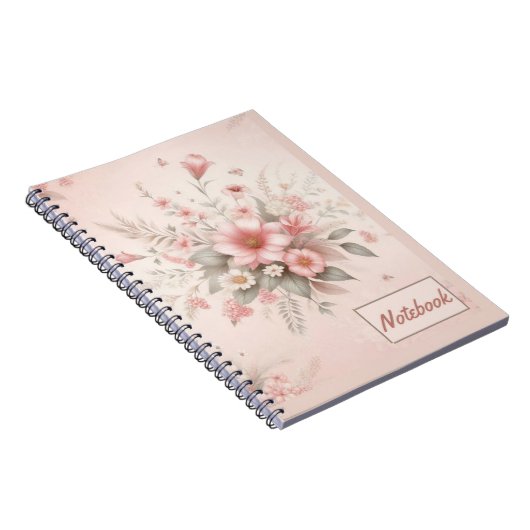 Carnet de fleurs roses (Côté Droit)