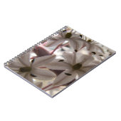 Carnet de fleurs roses (Côté gauche)