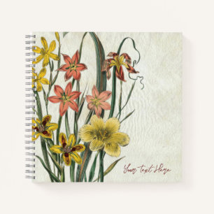 Carnet de fleurs rustiques - Art en fleurs Vintage