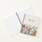 Carnet de fleurs sauvages colorées (Intérieur)