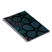 Carnet de fleurs texturées modernes multicolores (Côté Droit)