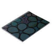 Carnet de fleurs texturées modernes multicolores (Côté gauche)