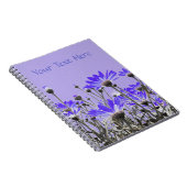 Carnet de fleurs violettes (Côté Droit)