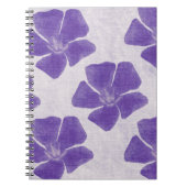 Carnet de fleurs violettes (Devant)