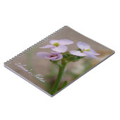 Carnet de fleurs violettes (Côté gauche)