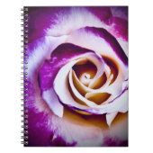 Carnet de fleurs violettes brillantes (Devant)