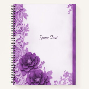Carnet de Fleurs Violettes Prospères