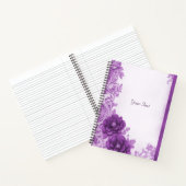 Carnet de Fleurs Violettes Prospères (Intérieur)