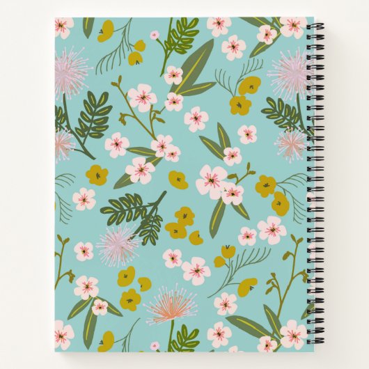 Carnet de Flore du désert (Dos)