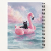 Carnet de flottaison de Flamant rose noir Whimsica (Dos)