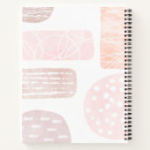 Carnet de formes d'aquarelle calmante Abstraite (Dos)