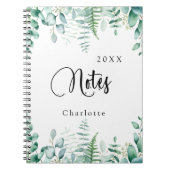 Carnet de fougères des bois d'Eucalyptus (Devant)