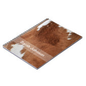 Carnet de fourrure de vache (Côté gauche)