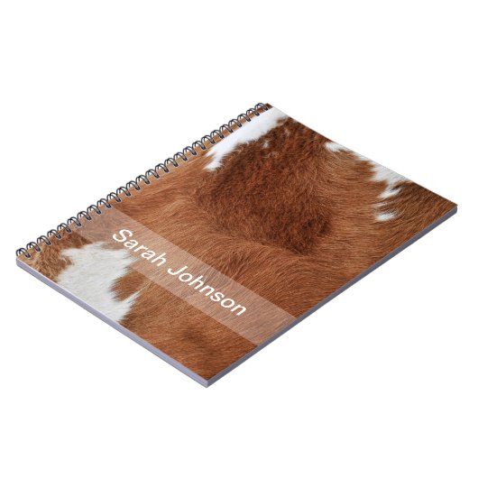 Carnet de fourrure de vache (Côté gauche)