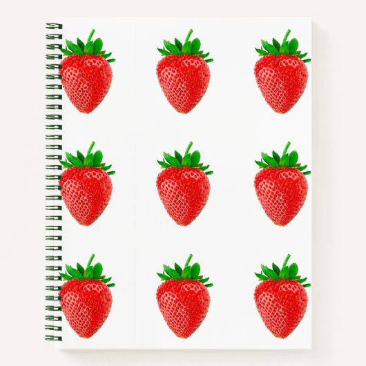 Carnet de fraises (Devant)