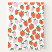 Carnet de fraises personnalisées (Dos)