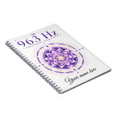 Carnet de fréquence Solfeggio 963 Hz personnalisé  (Côté Droit)