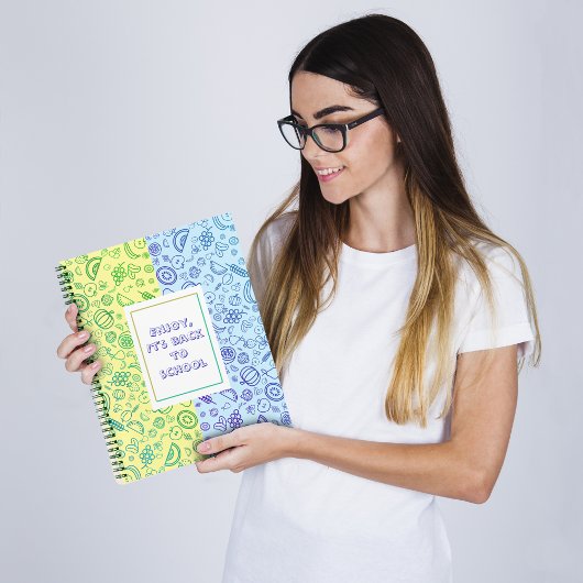 Carnet de fruits motifs sans couture