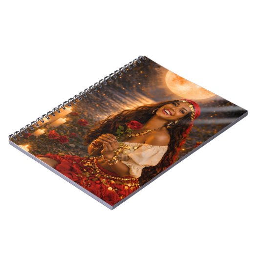 carnet de gitane rouge (Côté gauche)