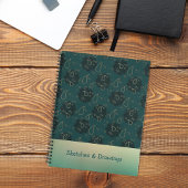 Carnet de gouttes de pluie Abstraites